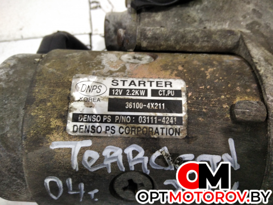 Стартер  Hyundai Terracan 1 поколение [рестайлинг] 2004 361004x211 #4