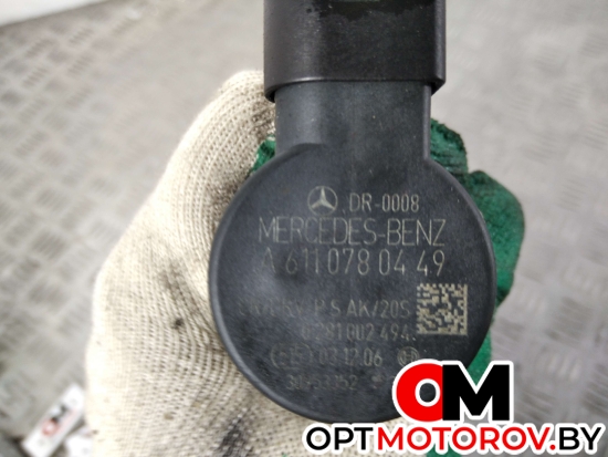 Топливная рампа  Mercedes-Benz C-Класс W203/S203/CL203 [рестайлинг] 2006 A6460701195, 0445214149, A6110780449 #3