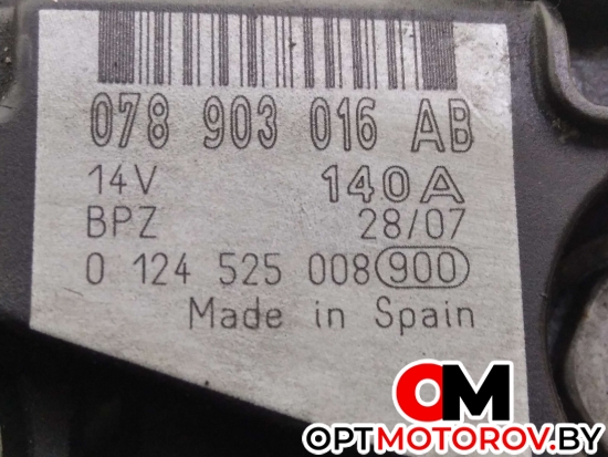 Генератор  Audi A6 4B/C5 [рестайлинг] 2003 078903016AB, 0124525008 #2