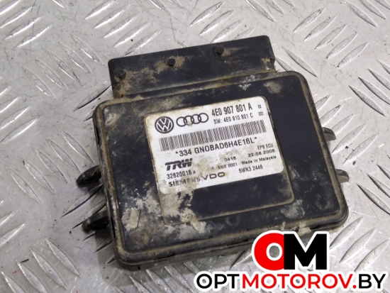 Блок ручника (стояночного тормоза)  Audi A8 D3/4E [рестайлинг] 2006 4E0907801A, 4E0910801C #1