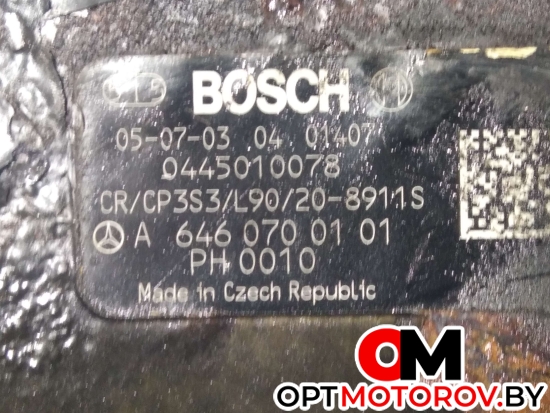 Насос ТНВД  Mercedes-Benz C-Класс W203/S203/CL203 [рестайлинг] 2005 A6460700101, 0445010078 #2