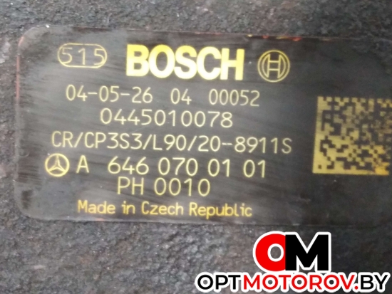 Насос ТНВД  Mercedes-Benz E-Класс W211/S211 [рестайлинг] 2007 A6460700101, 0445010078 #6
