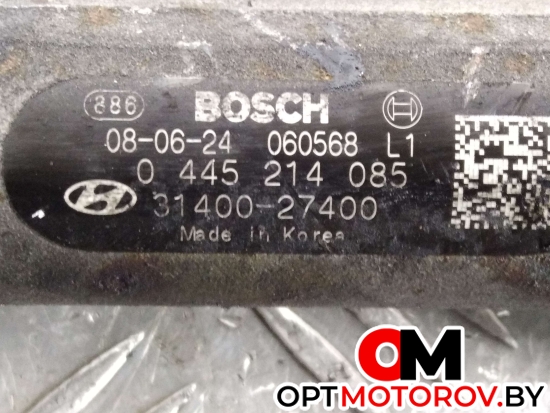 Топливная рампа  Hyundai Santa Fe 2 поколение (CM) 2009 0281002507, 0445214085, 3140027400 #8