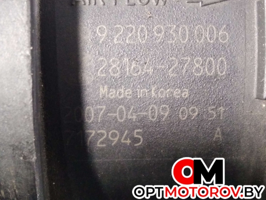 Расходомер воздуха  Hyundai Santa Fe 2 поколение (CM) 2009 9220930006, 2816427800 #2