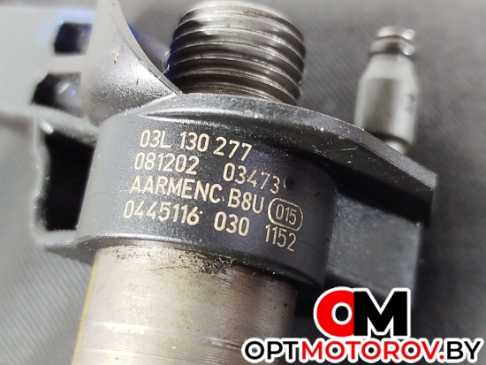 Форсунка топливная  Volkswagen Passat B6 2008 03L130277, 0445116030 #2