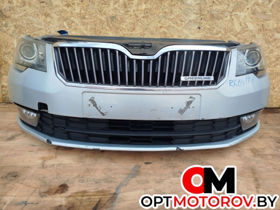 Передняя часть (ноускат) в сборе  Skoda Superb 2 поколение [рестайлинг] 2014 1K0121205AC, 3T0807183A, 1K0121203AH, 3T2941016F, 3T2941015F #1